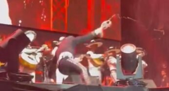 Pipe Bueno se dio tremendo totazo en pleno concierto en Cali