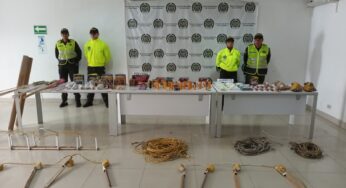 Incautan 205 kilos de pólvora en el Valle
