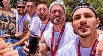 Argentina desata la fiesta con Messi y los campeones en casa