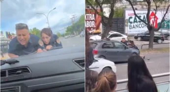 Joven arrastró a dos policías en el carro porque no quiso parar en un retén
