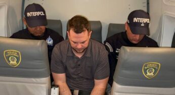 A la llegada a Colombia le pusieron las esposas púrpuras al novio de la Dj asesinada