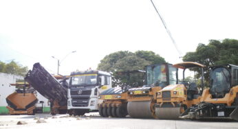 Llegaron 14 máquinas nuevas para mejorar las vías de Palmira