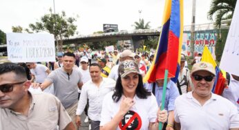 Recorrido y puntos de encuentro de la marcha de hoy contra el gobierno Petro