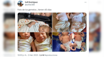 Viral: tuvo gemelos y no sabe quién es quién
