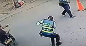 Video: le dieron bala a un agente de tránsito en Tuluá por multar un carro