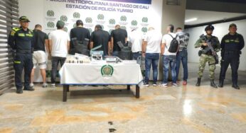 Por microtráfico, cogieron a 9 personas en Yumbo