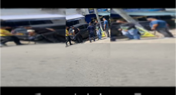 VIDEO: Le echó el carro encima a un supuesto ladrón en El Cedro