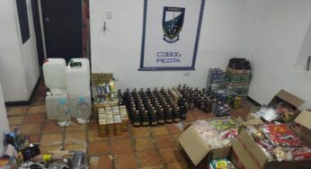 Cogieron un camión que intentaba entrar licor a La Picota