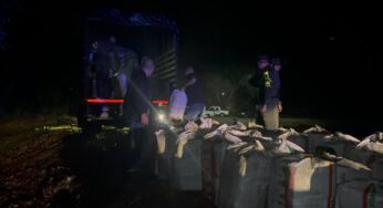 Por el río Cauca, llevaban marihuana en una lancha arenera
