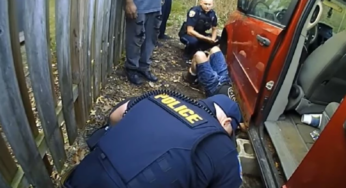 Video: increíble rescate a un hombre que quedó debajo de carro mientras lo reparaba