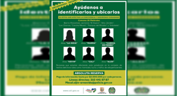 Ola de burlas por cartel de siluetas con el que Alcaldía busca a delincuentes