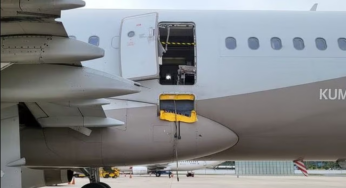 "Quería salir rápidamente": pasajero que abrió puerta de avión