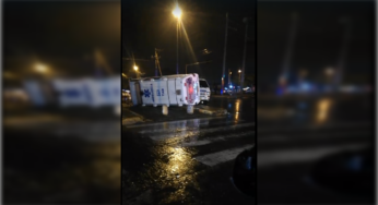 Grave accidente entre dos ambulancias en Andrés Sanín