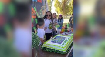 ¡Explotó! Impactante reacción de un niño en su cumpleaños