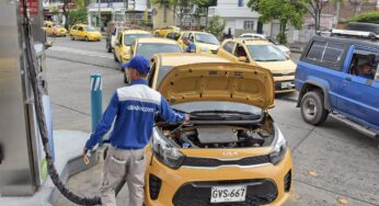 Preocupación en Cali por gas vehicular, hay largas filas de carros en las estaciones de servicio