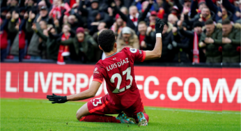 Luis Díaz se despidió del Liverpool