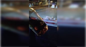 ¡El colmo! Paramédico iba tomando licor en una ambulancia