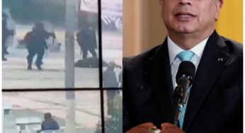 Petro le habló a los jóvenes tras el caso del patrullero de la policía atacado en la Nacional