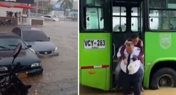 Videos: aguacero 'relámpago' inundó a Cali