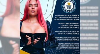 Karol G rompió Récord Guinness con su último álbum