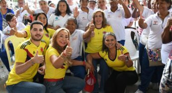 La Gobernadora del Valle estuvo presente en la Comuna 1 de Cali