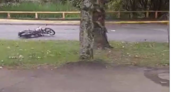 Un muerto y dos agentes de tránsito lesionado dejó fatal accidente de tránsito en la Pasoancho
