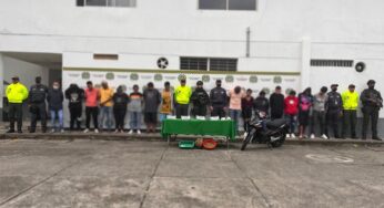 17 presuntos integrantes de ‘La Inmaculada’ fueron capturados en Tuluá
